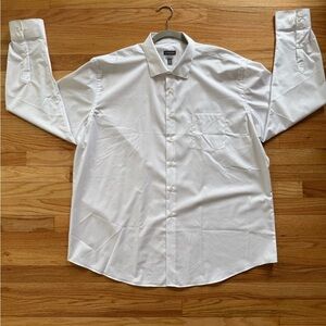 Van Heusen Crisp White Dress Shirt XXL